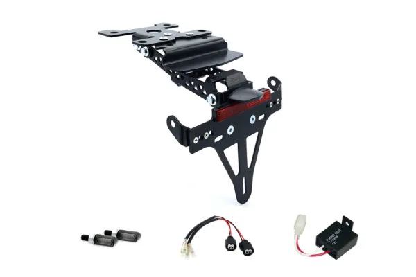 Kennzeichenhalter-Blinker-Kit M-LED für Kawasaki Z H2 ab Modelljahr 2020- (Hinten)