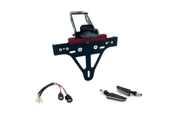 Kennzeichenhalter-Blinker-Kit BSQN für Kawasaki ZX-4RR, Typ ZX400P, Modelljahr 2024