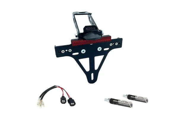 Kennzeichenhalter-Blinker-Kit IDEA für Kawasaki ZX-4RR, Typ ZX400P, Modelljahr 2024