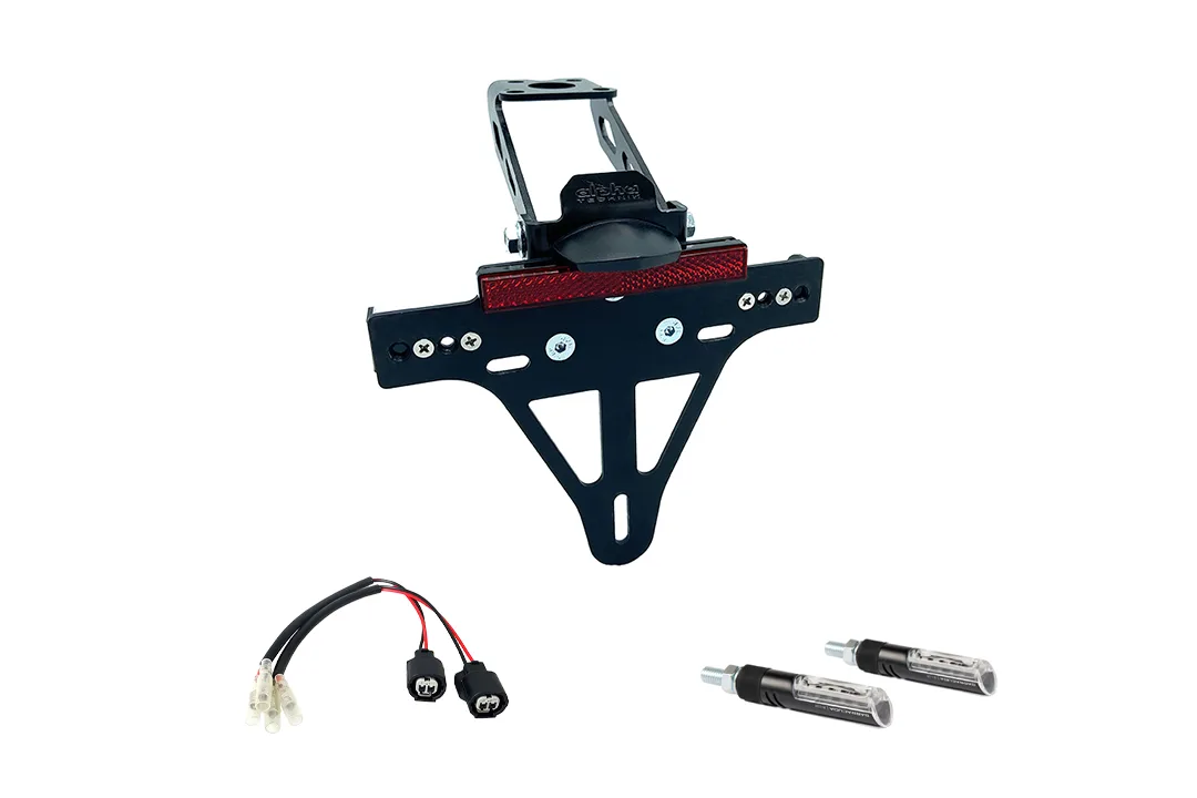 Kennzeichenhalter-Blinker-Kit IDEA für Kawasaki ZX-4RR, Typ ZX400P, Modelljahr 2024