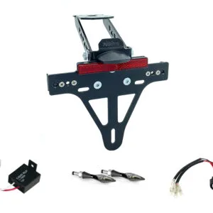Kennzeichenhalter-Blinker-Kit XLED Kawasaki Z1000SX ab Modelljahr 2011 bzw. Ninja 1000SX ab Modelljahr 2020 (Hinten)