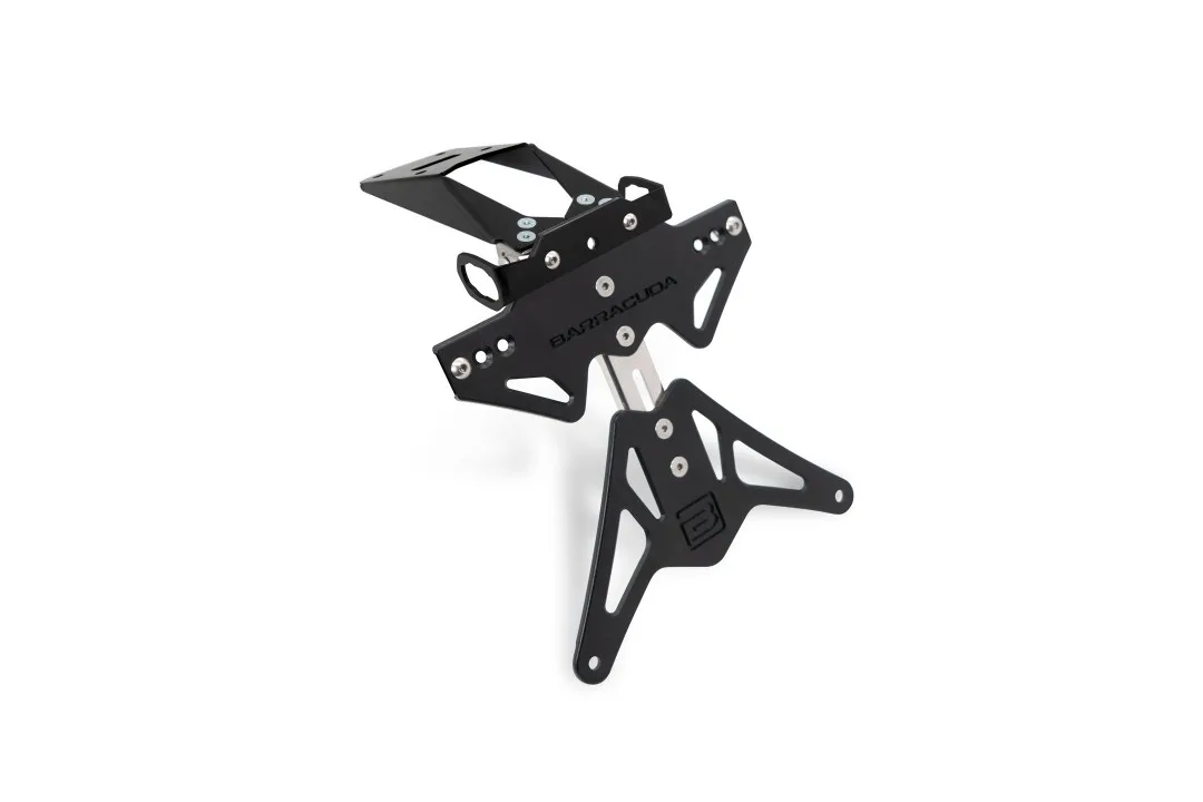 Barracuda Kennzeichenhalter zur Verwendung mit Originalblinkern für Kawasaki Z650 Ninja 650 2017 ab Bj. 2017 - 2018