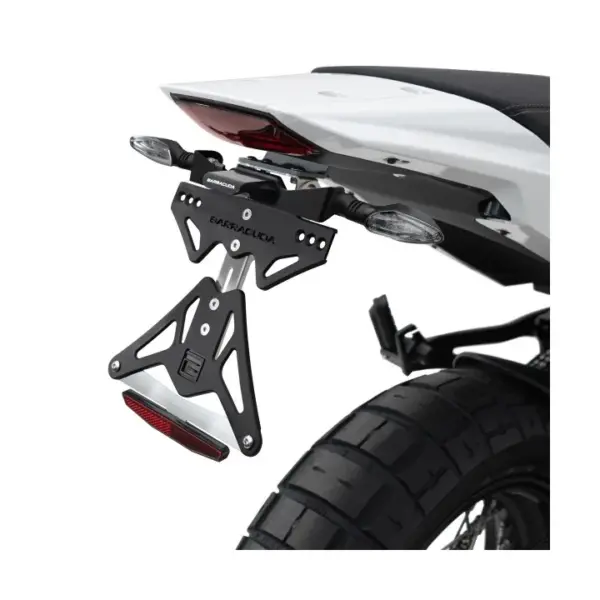 Barracuda Kennzeichenhalter für Moto Morini X-Cape 2021- zur Verwendung mit Originalblinkern ab Bj. 2021 -