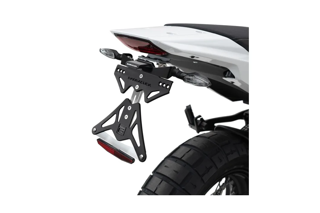 Barracuda Kennzeichenhalter für Moto Morini X-Cape 2021- zur Verwendung mit Originalblinkern