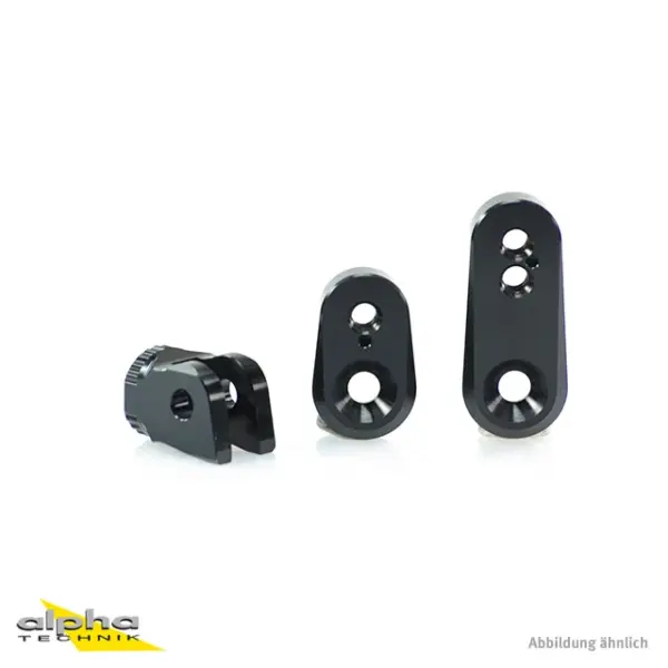 GILLES Ausleger Kit 30-40 mm schwarz für Ducati Multistrada ab Bj. 2015 -