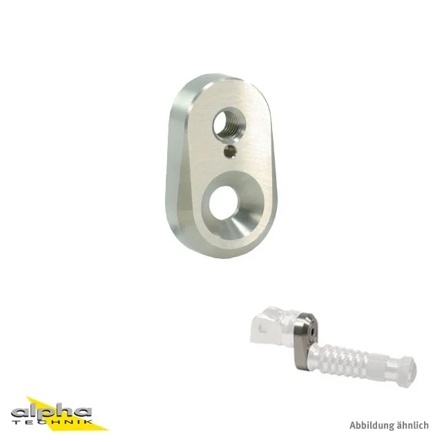 GILLES Ausleger Kit 30-40 mm silber für Ducati Multistrada, Yamaha YZF-R3 ab Bj. 2015 -