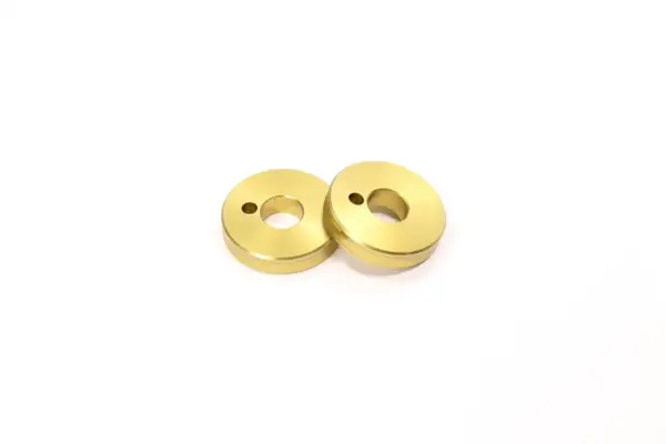 Gilles Tooling RGK Farbscheiben-Kit für Fußrastenanlagen (2 Stück), gold