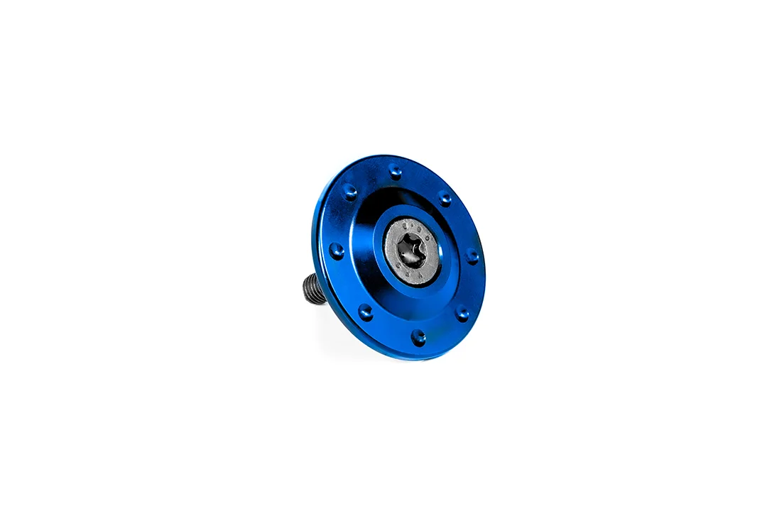 Gilles Abdeckung Auspuffhalter blau, für BMW S1000R, 2R99 ab Bj. 2013 - 2017