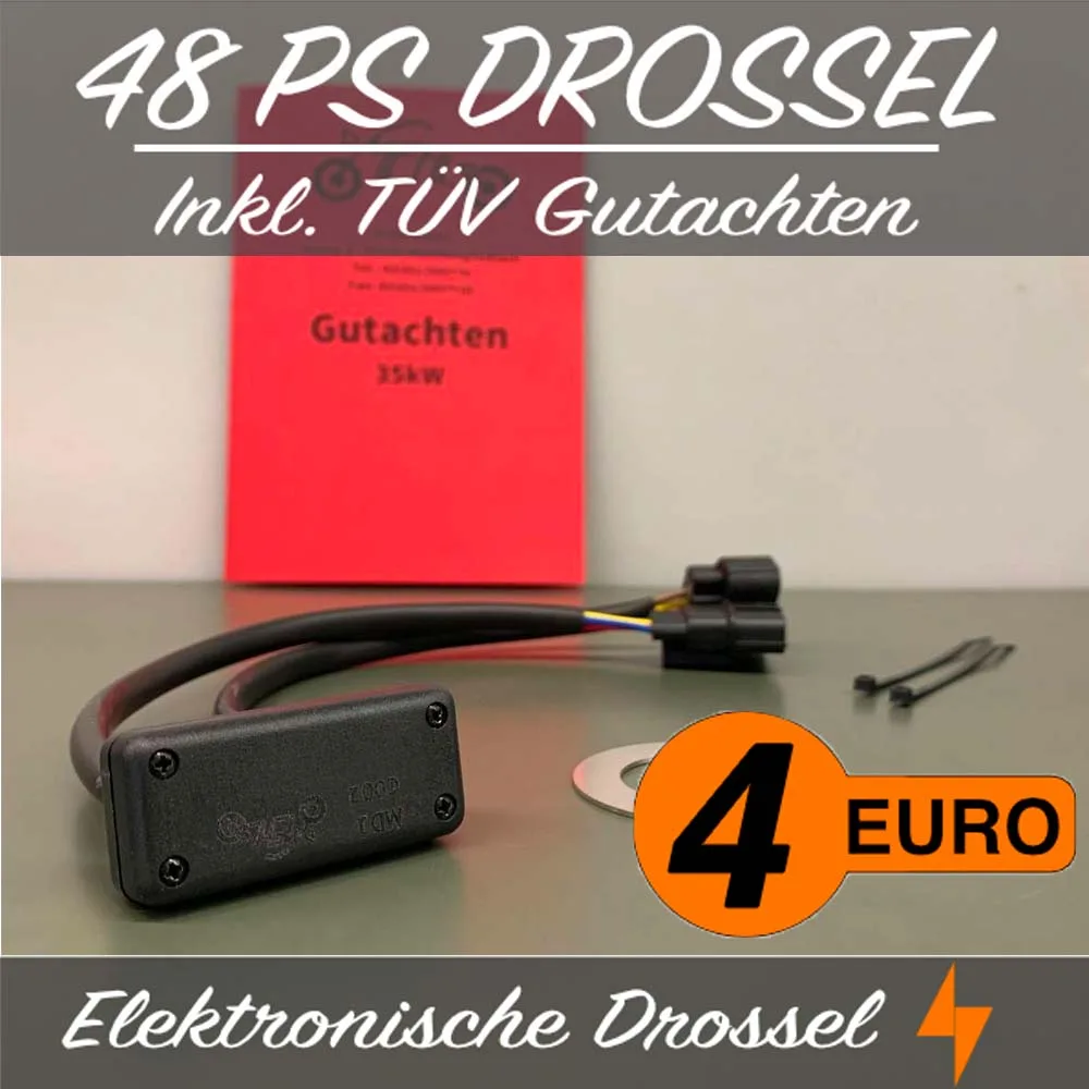35 KW / 48 PS Drosselsatz für Honda CBR 650 FA RC96 / 1 / 1 mit FIN: MLHRC96A*********