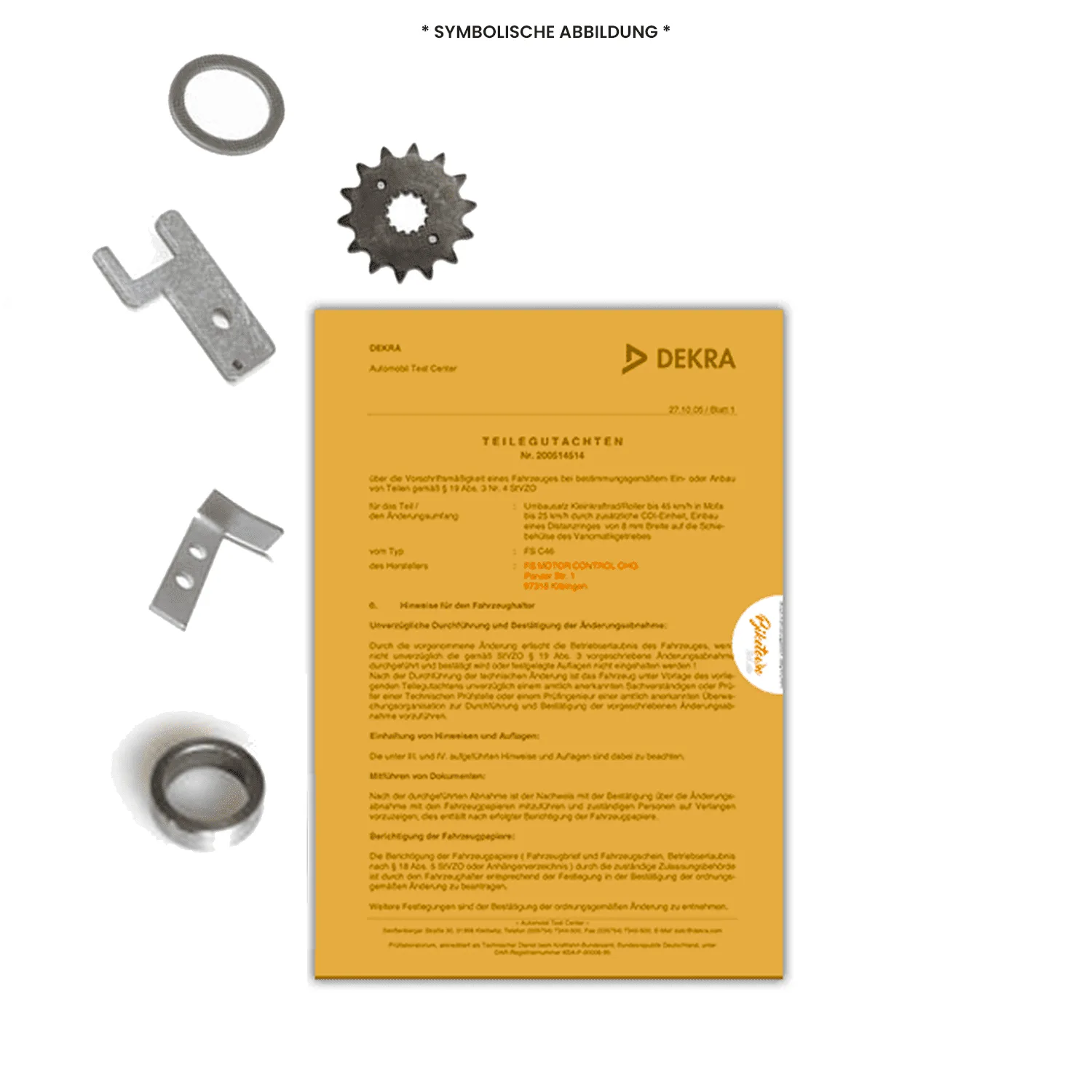 Mofadrossel Mechanisch für Piaggio Sprint CA0 / 1 / 01 ab Baujahr EURO 4