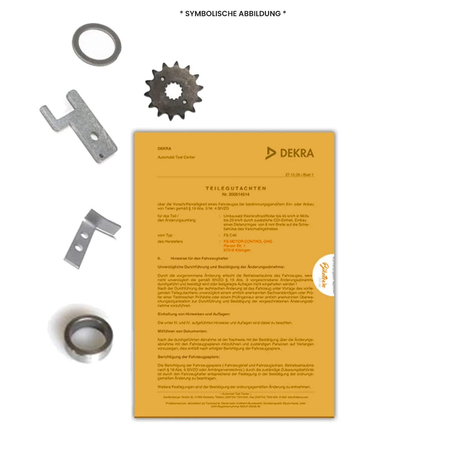 FS Elektronischer Drosselsatz inkl. TÜV Gutachten *Moto