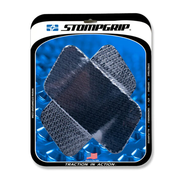 Stompgrip Traction Pads Universal Rechteckig schwarz für Honda ST1300, 2002-2012, XRV750 African Twin, 2000-2003 und Yamaha XT1200Z Super Tenere (Worldcrosser), 2012-2015 ab Bj. 2002 - 2012