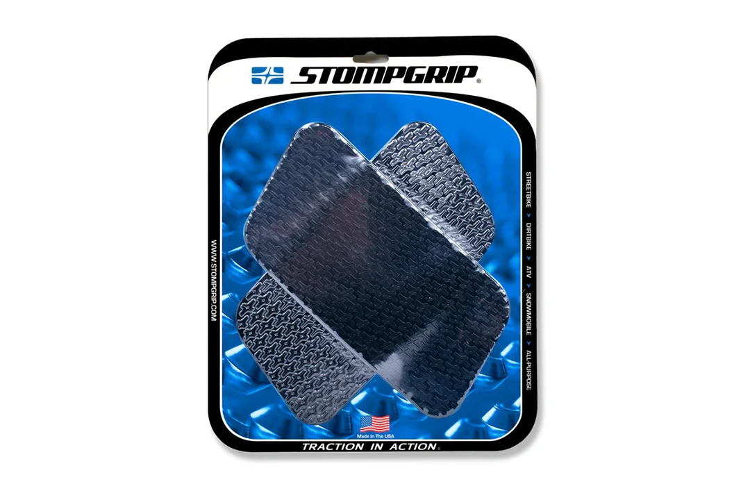 Stompgrip Traction Pads Universal Rechteckig schwarz für Honda ST1300, 2002-2012, XRV750 African Twin, 2000-2003 und Yamaha XT1200Z Super Tenere (Worldcrosser), 2012-2015 ab Bj. 2002 - 2012