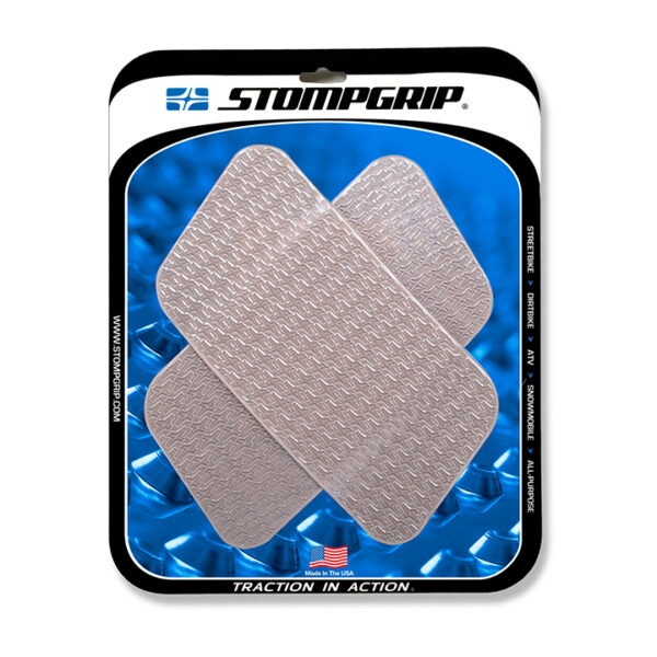 Stompgrip Traction Pads Universal Rechteckig klar für Honda ST1300, 2002-2012, XRV750 African Twin, 2000-2003 und Yamaha XT1200Z Super Tenere (Worldcrosser), 2012-2015 ab Bj. 2002 - 2012