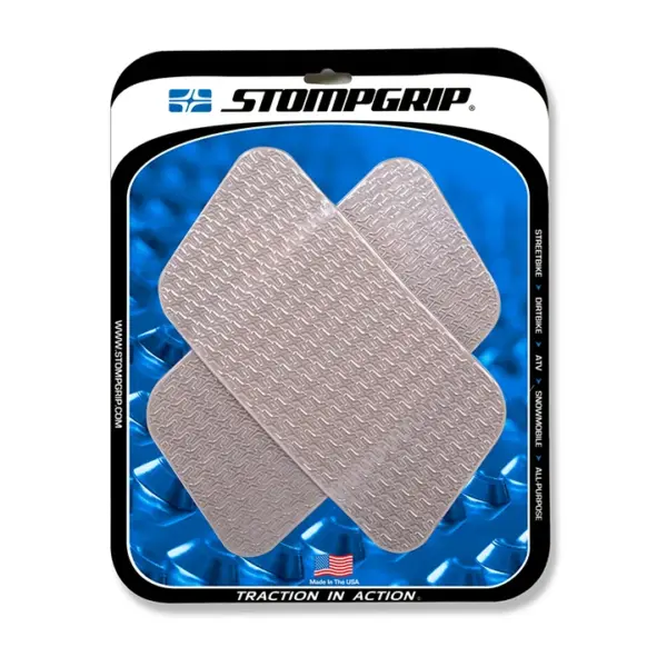 Stompgrip Traction Pads Universal Rechteckig klar für Honda ST1300, 2002-2012, XRV750 African Twin, 2000-2003 und Yamaha XT1200Z Super Tenere (Worldcrosser), 2012-2015 ab Bj. 2002 - 2012