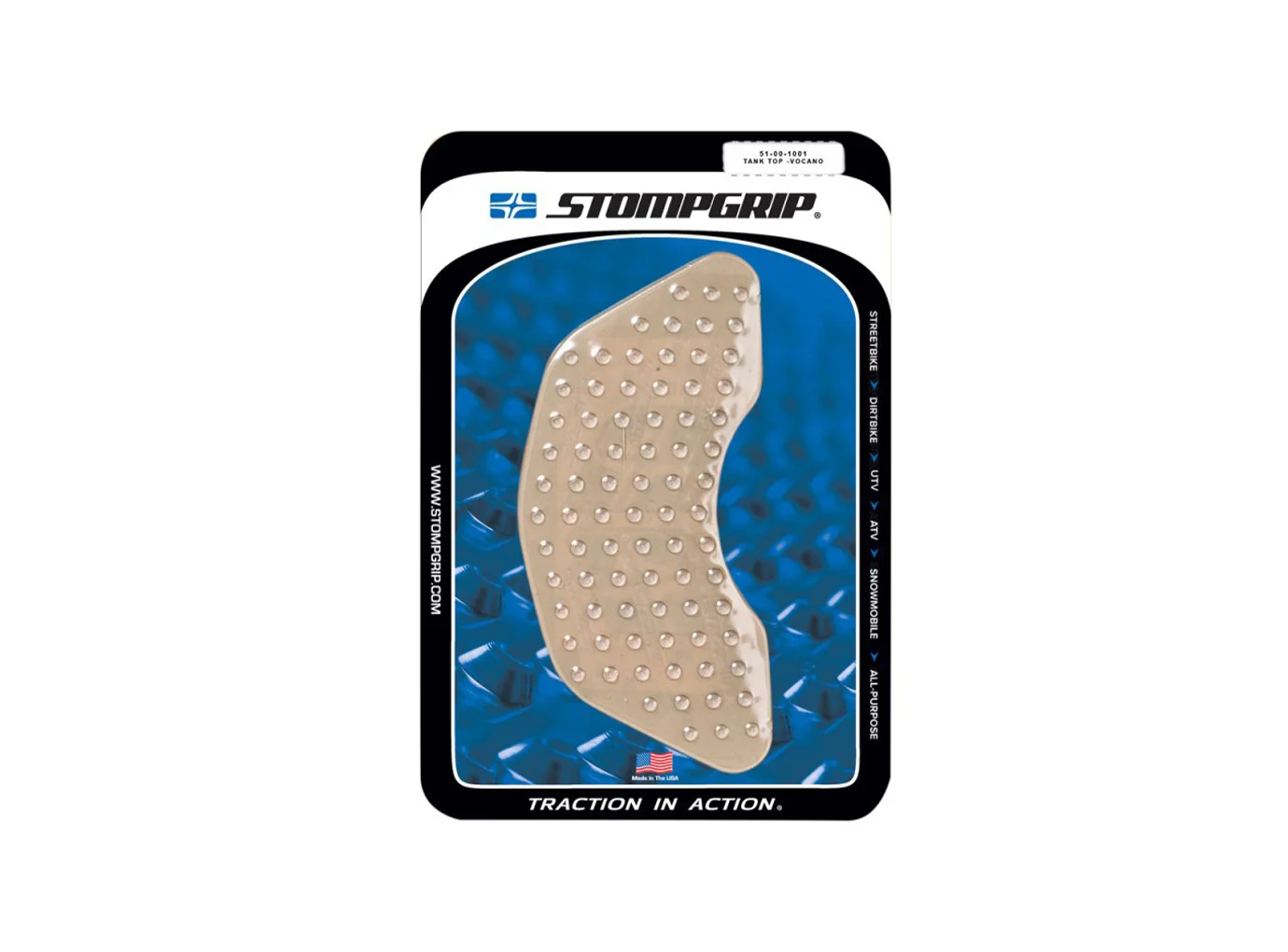 Stompgrip Universal Tank Top Pad klar, Volcano