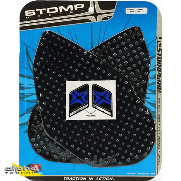 Stompgrip schwarz, Volcano, für Yamaha YZF-R6, 1999-2002 ab Bj. 1999 - 2002