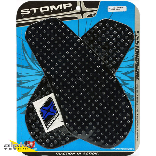 Stompgrip schwarz, Volcano, für Yamaha YZF-R6, 2003-2005 ab Bj. 2003 - 2004