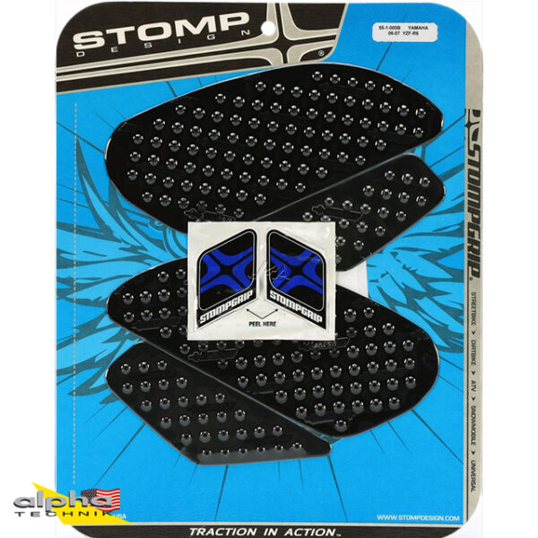 Stompgrip schwarz, für Yamaha, YZF-R6, 2006-2007 ab Bj. 2006 - 2007