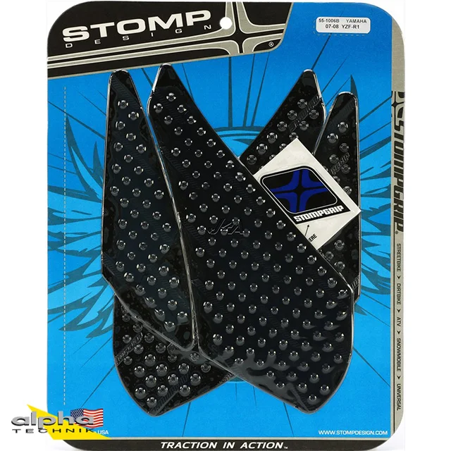 Stompgrip schwarz, Volcano, für Yamaha YZF-R1, 2007-08 ab Bj. 2007 - 2008