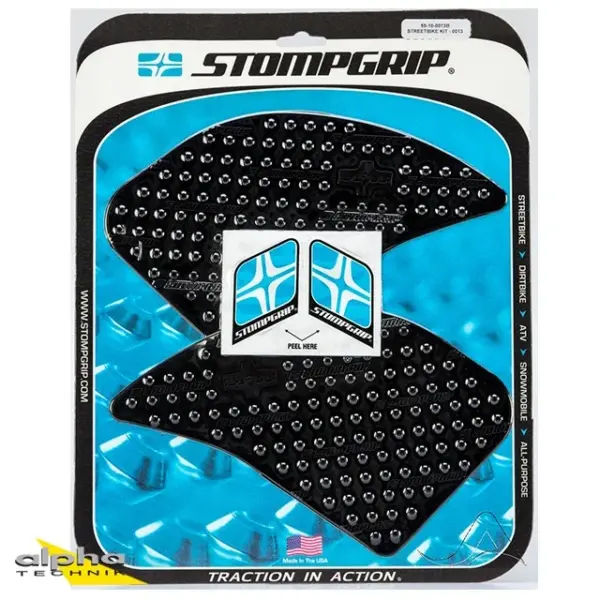 Stompgrip schwarz, Volcano, für Buell 1125R, XB Modelle (Siehe Verwendungsliste) ab Bj. 2008 - 2009
