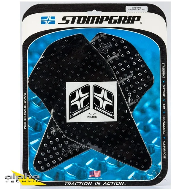 Stompgrip (Rahmen) schwarz, Volcano, für Buell 1125R, 2008-2009, XB Modelle (siehe Verwendungsliste) ab Bj. 2008 - 2009