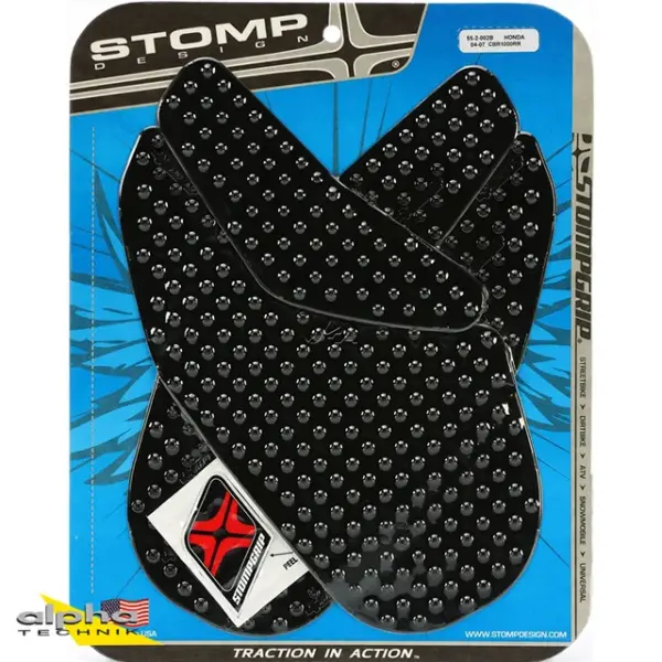 Stompgrip schwarz, Volcano, für Honda CBR1000RR, 2004-2007 ab Bj. 2004 - 2007
