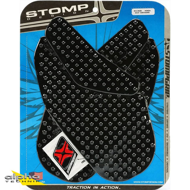 Stompgrip schwarz, Volcano, für Honda CBR1000RR, 2004-2007 ab Bj. 2004 - 2007