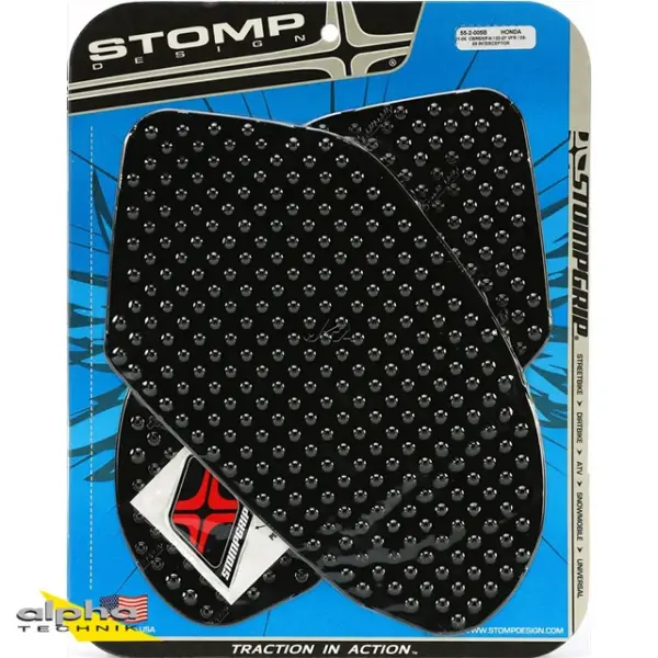 Stompgrip schwarz, Volcano, für Honda CBR600F, 2000- und VFR800, 2002-2013 ab Bj. 2000 -
