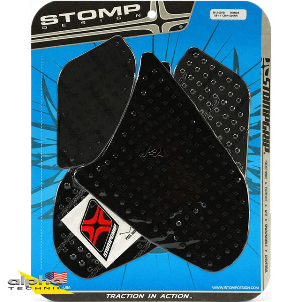 Stompgrip schwarz, Volcano, für Honda CBR1000RR, 2008-2011 ab Bj. 2008 - 2011