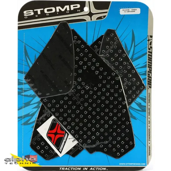 Stompgrip schwarz, Volcano, für Honda CBR1000RR, 2012-2016 ab Bj. 2012 - 2016