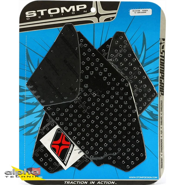 Stompgrip schwarz, Volcano, für Honda CBR1000RR, 2012-2016 ab Bj. 2012 - 2016