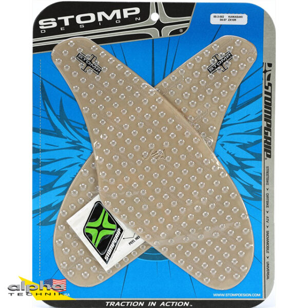 Stompgrip klar, Volcano, für Kawasaki ZX10R Ninja, 2004-2007 ab Bj. 2004 - 2005