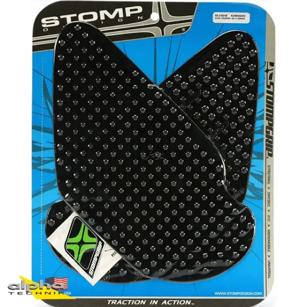 Stompgrip schwarz, Volcano, für Kawasaki ZX6R(R) 2003-2004, ZZR600 2005-2008 ab Bj. 2003 - 2004