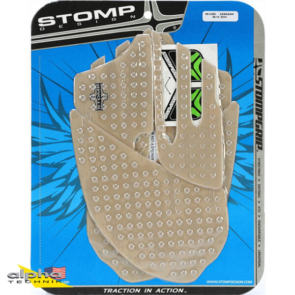 Stompgrip klar, Volcano, für Kawasaki ZZR1400, 2006-2011 ab Bj. 2006 - 2007