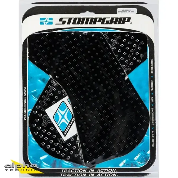 Stompgrip schwarz, Volcano, für Kawasaki KLR650, 2000-2018 ab Bj. 2000 - 2003