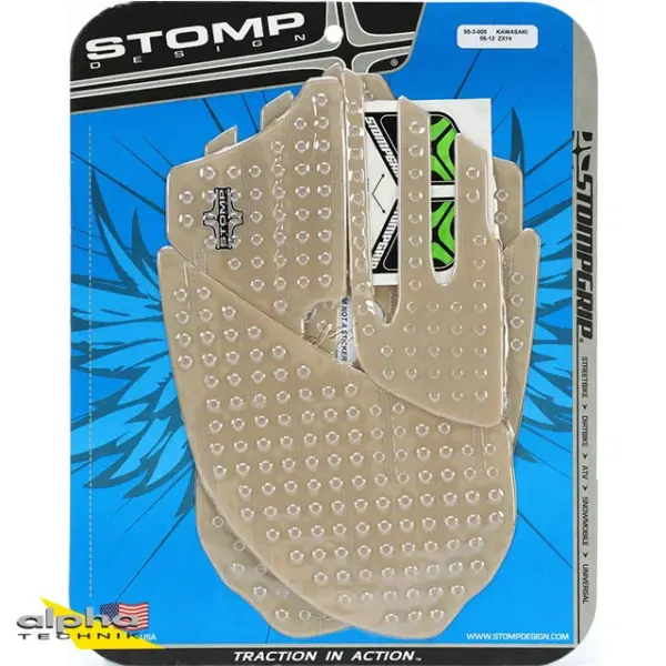 Stompgrip klar, Volcano, für Kawasaki ZZR1400, 2012-2020 ab Bj. 2012 - 2015