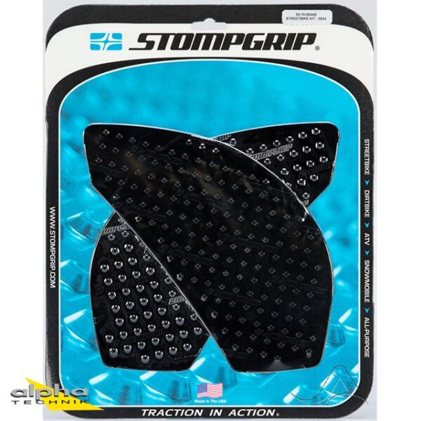 Stompgrip schwarz, Volcano, für Kawasaki, ER6f, ER6n, Ninja 650, 2012-2016 ab Bj. 2012 - 2016