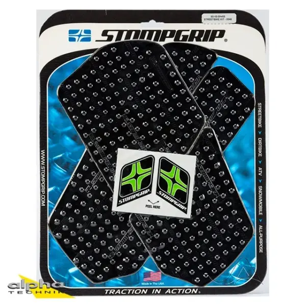 Stompgrip schwarz, Volcano, für Kawasaki 1400 GTR, 2008-2020 ab Bj. 2008 - 2009