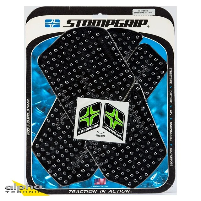 Stompgrip schwarz, Volcano, für Kawasaki 1400 GTR, 2008-2020 ab Bj. 2008 - 2009