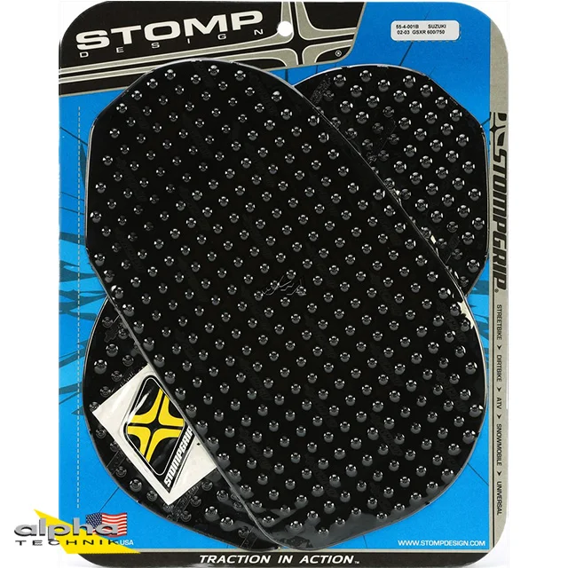 Stompgrip schwarz, Volcano, für Suzuki GSX-R 600, 750, 1000, TL1000R ab Bj. 2001 - 2002
