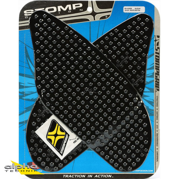 Stompgrip schwarz, Volcano, für Suzuki GSXR600, 750, 2004-2005 ab Bj. 2004 - 2005