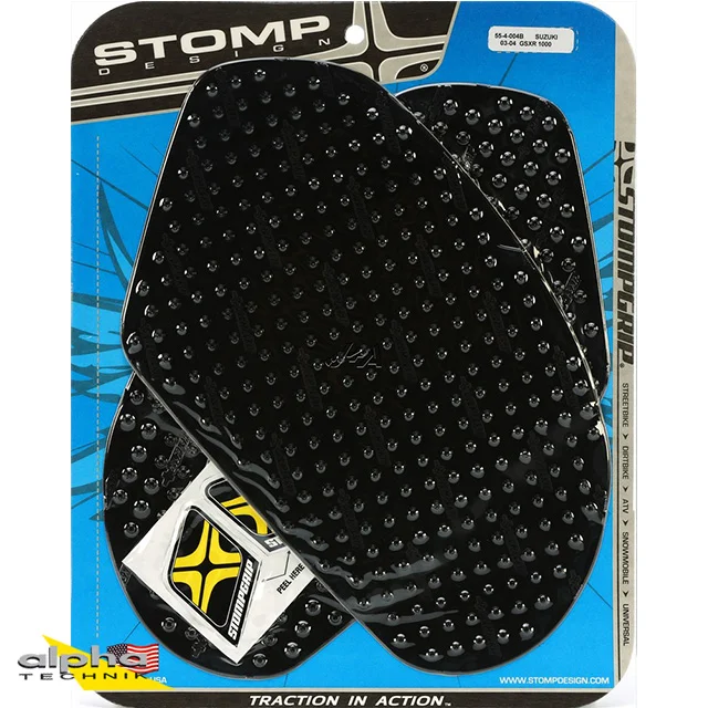Stompgrip schwarz, Volcano, für Suzuki GSX-R1000, 2003-2004 ab Bj. 2003 - 2004