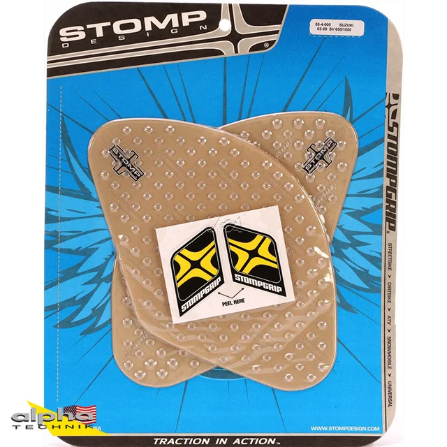 Stompgrip klar, Volcano, für BMW, R1200GS (Adventure), Suzuki, SV650 (S), SV1000 ab Bj. 2003 - 2012