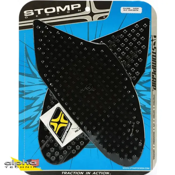 Stompgrip schwarz, Volcano, für Suzuki GSX-R600, 750, 2006-2007 ab Bj. 2006 - 2007