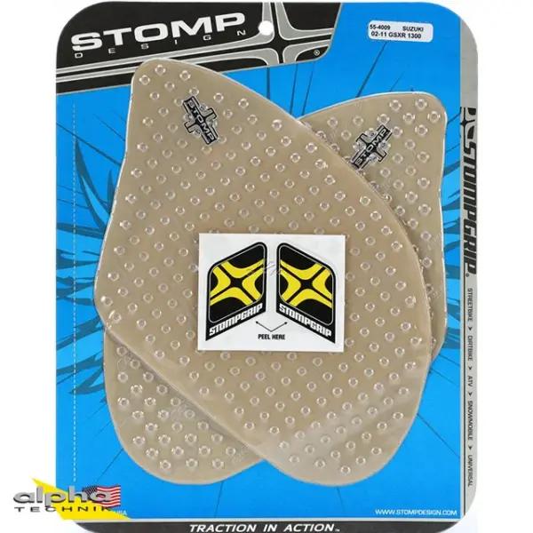 Stompgrip klar, Volcano, für Suzuki GSX1300R Hayabusa, 1999-2016 ab Bj. 1999 - 2012