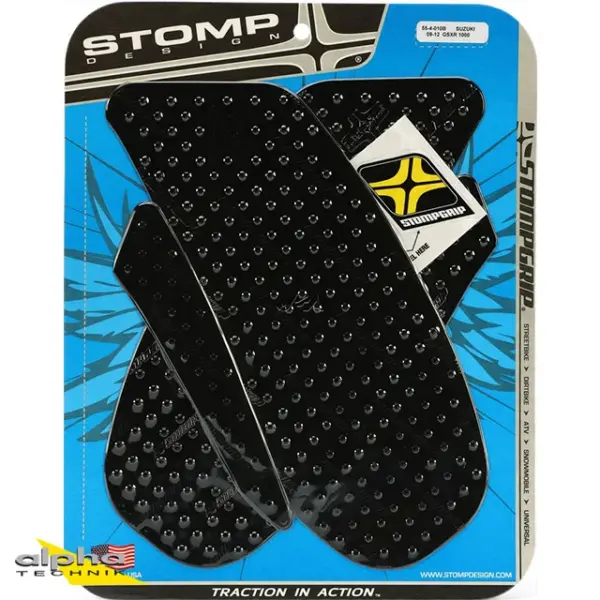 Stompgrip schwarz, Volcano, für Suzuki GSX-R1000, 2009-2016 ab Bj. 2009 - 2016