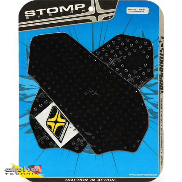 Stompgrip schwarz, Volcano, für Suzuki GSXR600, 750, 2011-2025 ab Bj. 2011 - 2025
