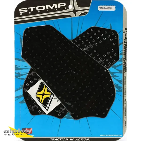 Stompgrip schwarz, Volcano, für Suzuki GSXR600, 750, 2011-2025 ab Bj. 2011 - 2025