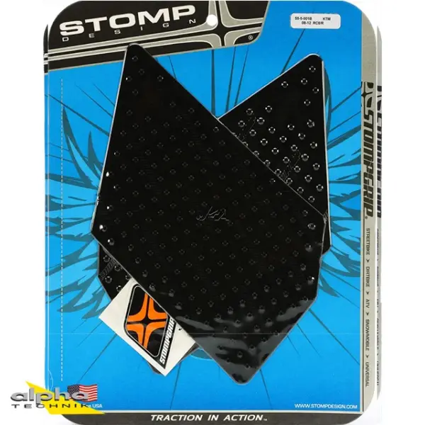 Stompgrip schwarz, Volcano, für KTM 1190 RC8 R, 2008-2015, RC 125, 200, 250, 390, 2014-2019 ab Bj. 2008 - 2015